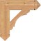 Ekena Millwork Olympic Arts & Crafts Smooth Bracket, Western Red Cedar, 5 1/2"W x 24"D x 24"H BKT06X24X24OLY03SWR - alternate 4